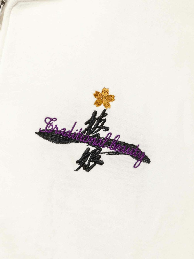 【抜刀娘】ロゴ刺繍ZIPパーカー