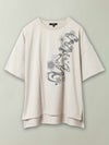 【雅結】桜流水プリントBIGシルエットTシャツ