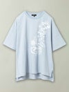 【雅結】桜流水プリントBIGシルエットTシャツ
