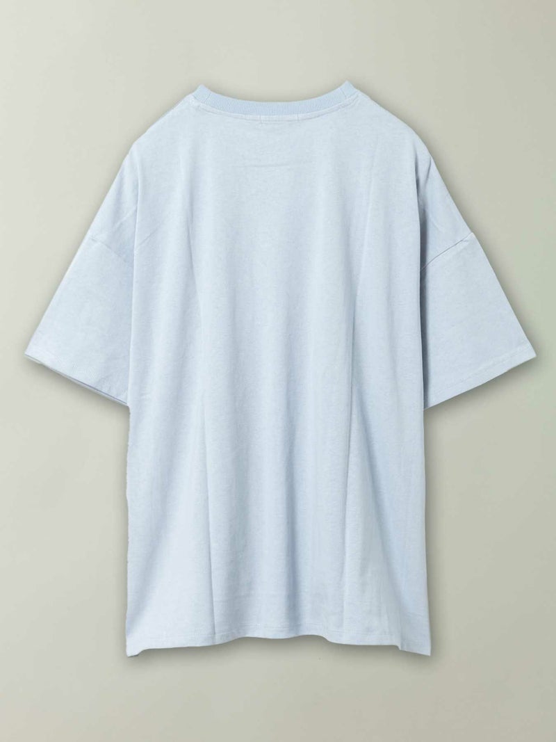 【雅結】桜流水プリントBIGシルエットTシャツ