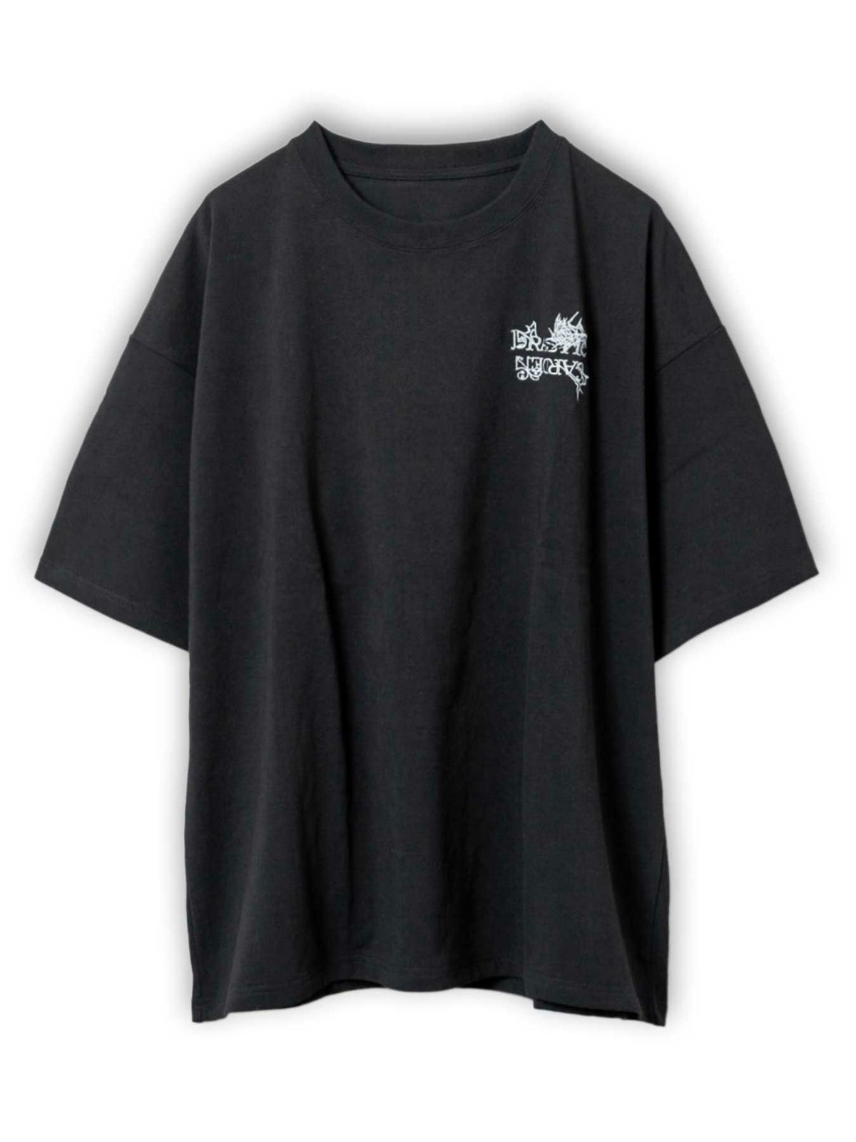 【DRASTIC GARDEN】“稲妻の薔薇”総刺繍Tシャツ