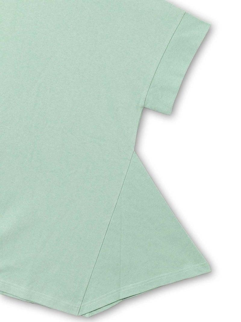 【雅結】“蓮と流水”総刺繍 変形Tシャツ