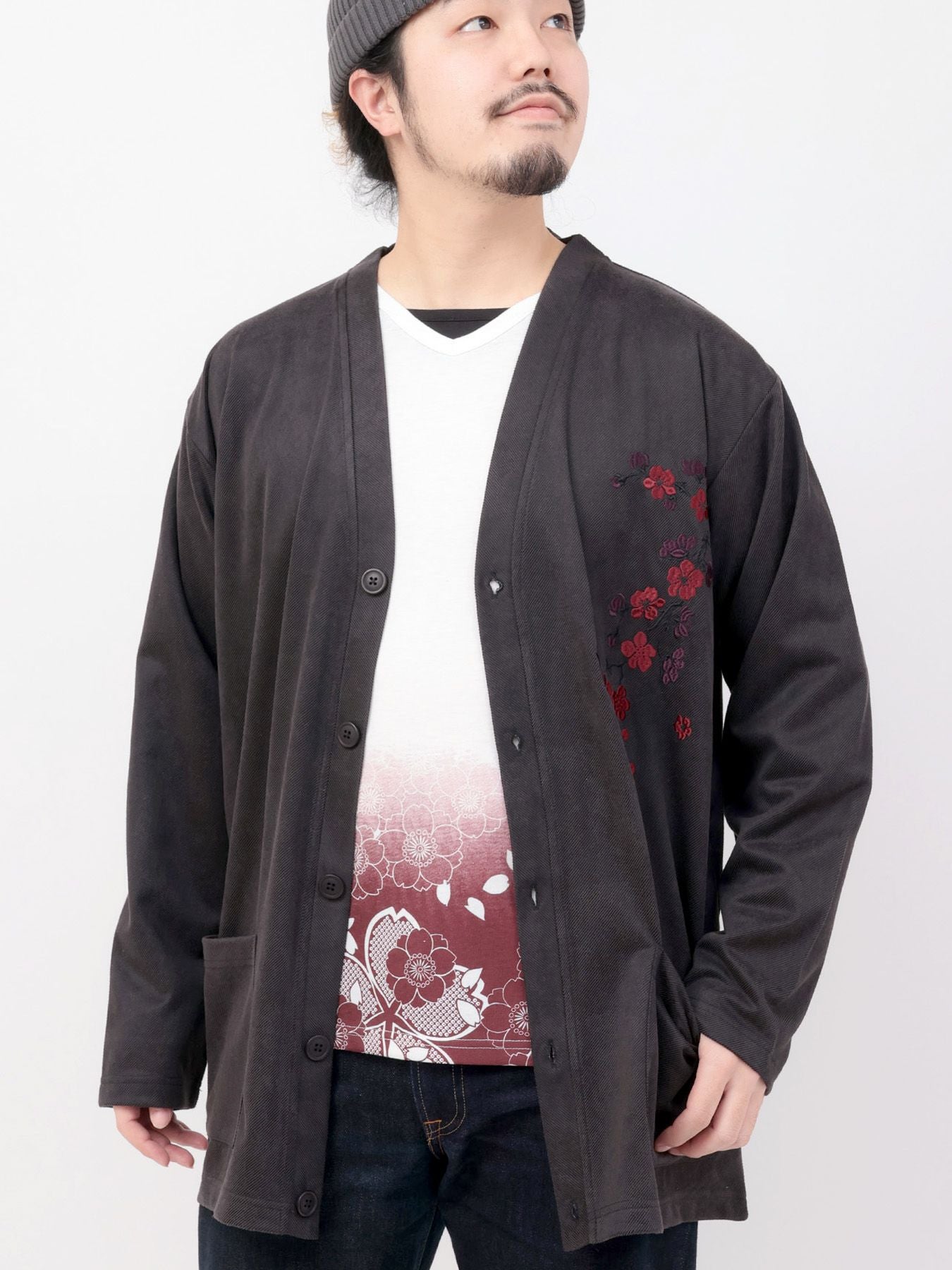 【最終価格 】桜テディ刺繍使いブルゾン【美品】 セール】 桜テディ刺繍入りカットソー （カットソー）｜PINK HOUSE