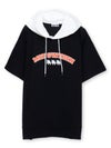 【moz】エルクロゴプリント 半袖Tパーカー〔別注〕
