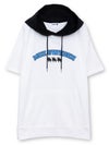 【moz】エルクロゴプリント 半袖Tパーカー〔別注〕