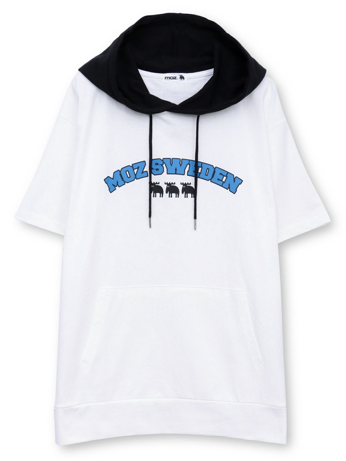 【moz】エルクロゴプリント 半袖Tパーカー〔別注〕