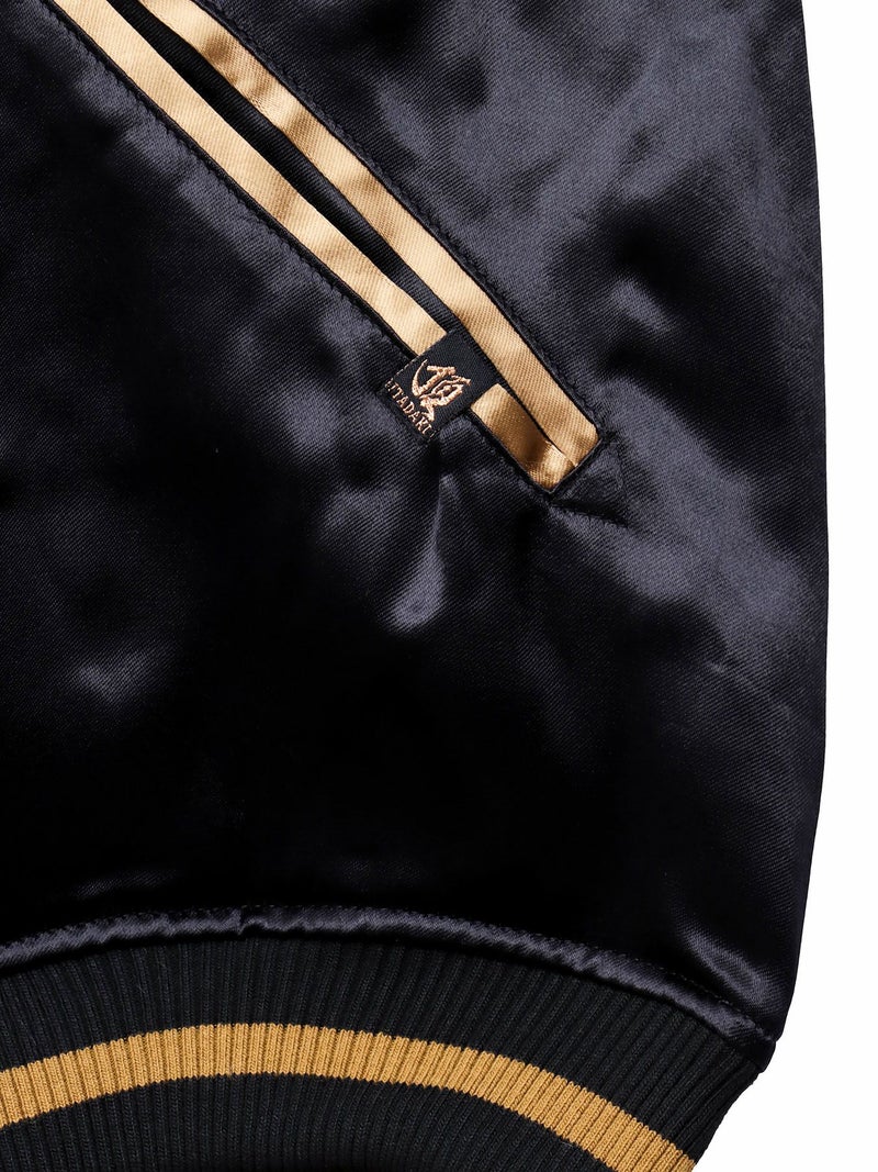 【絡繰魂・頂】“四神と麒麟”総刺リバーシブルスカジャン〔別注〕