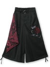 【DRASTIC GARDEN】“稲妻ノ薔薇”総刺繍ワイドパンツ