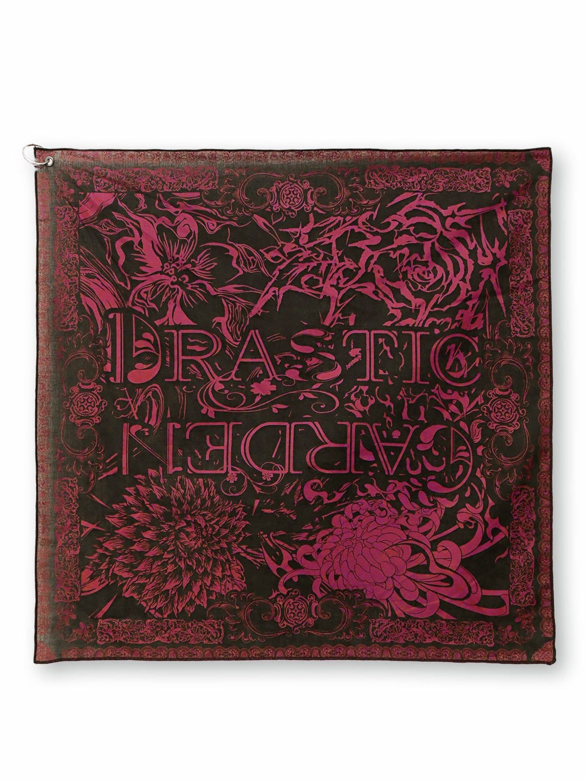 【DRASTIC GARDEN】“稲妻ノ薔薇”総刺繍ワイドパンツ