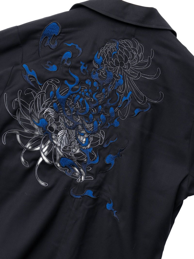 【DRASTIC GARDEN】“火炎ノ菊”総刺繍BIGテーラードジャケット
