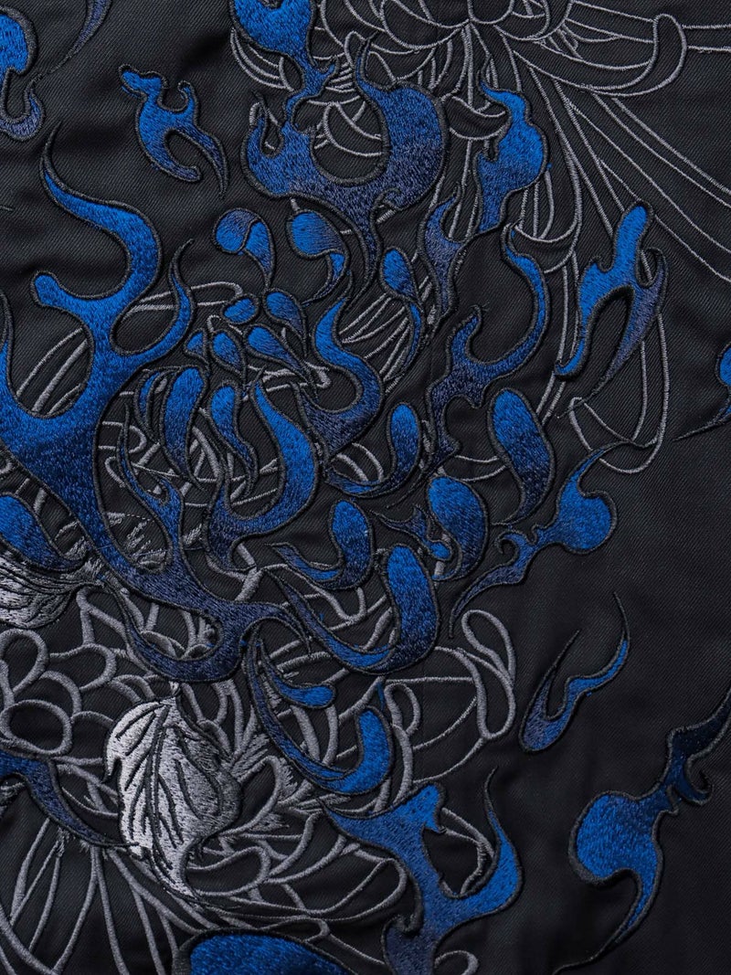 【DRASTIC GARDEN】“火炎ノ菊”総刺繍BIGテーラードジャケット