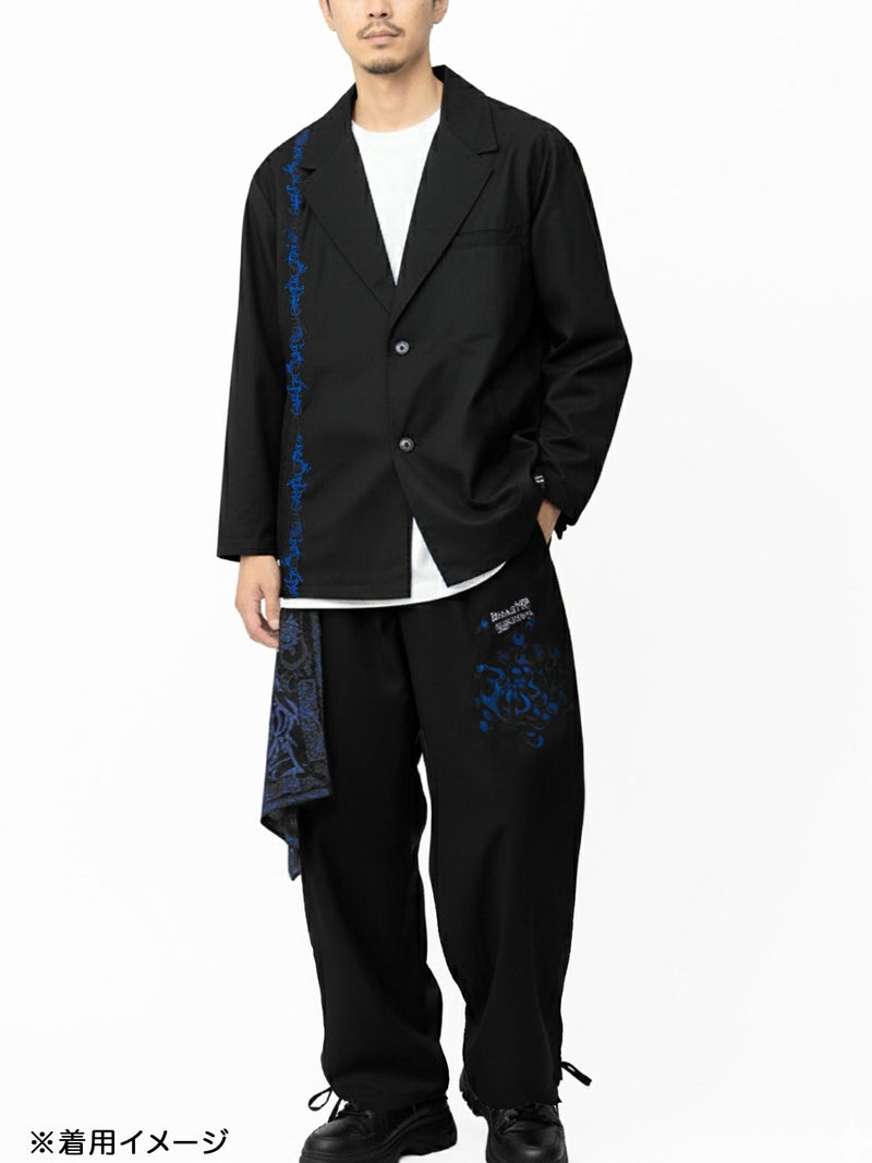 【DRASTIC GARDEN】“火炎ノ菊”総刺繍BIGテーラードジャケット