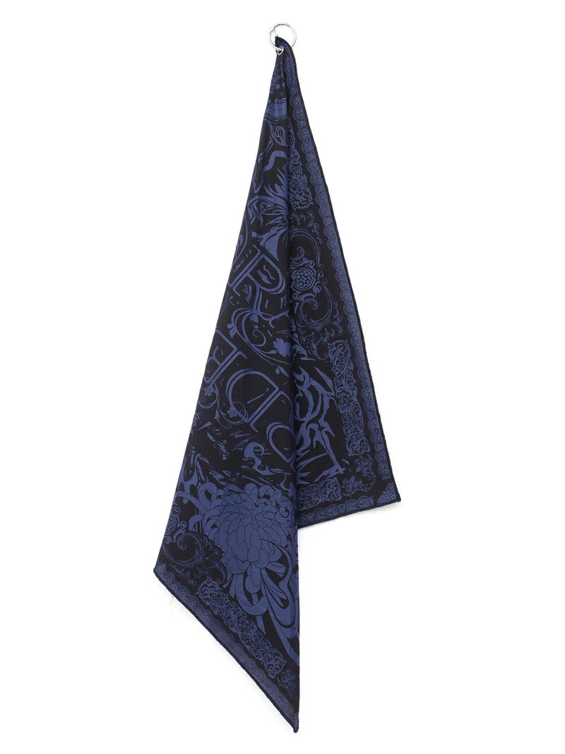 【DRASTIC GARDEN】“火炎ノ菊”総刺繍ワイドパンツ