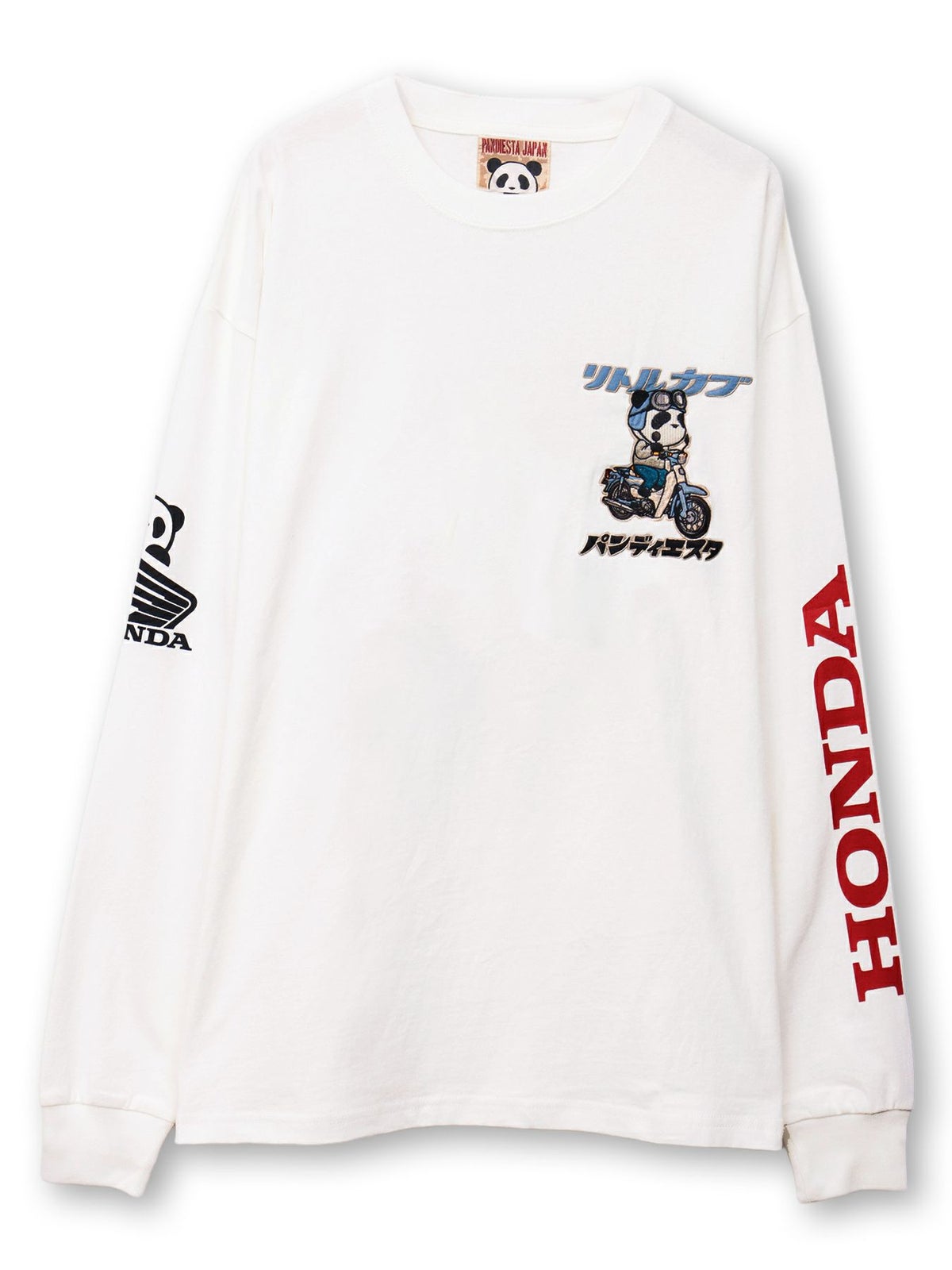 【HONDA×PANDIESTA JAPAN】“LITTLE CUB”刺繍入りロンT