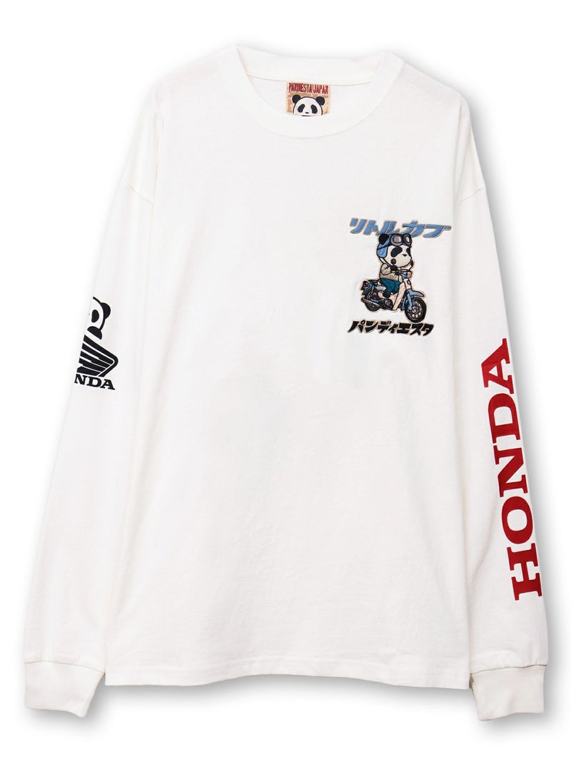 【HONDA×PANDIESTA JAPAN】“LITTLE CUB”刺繍入りロンT