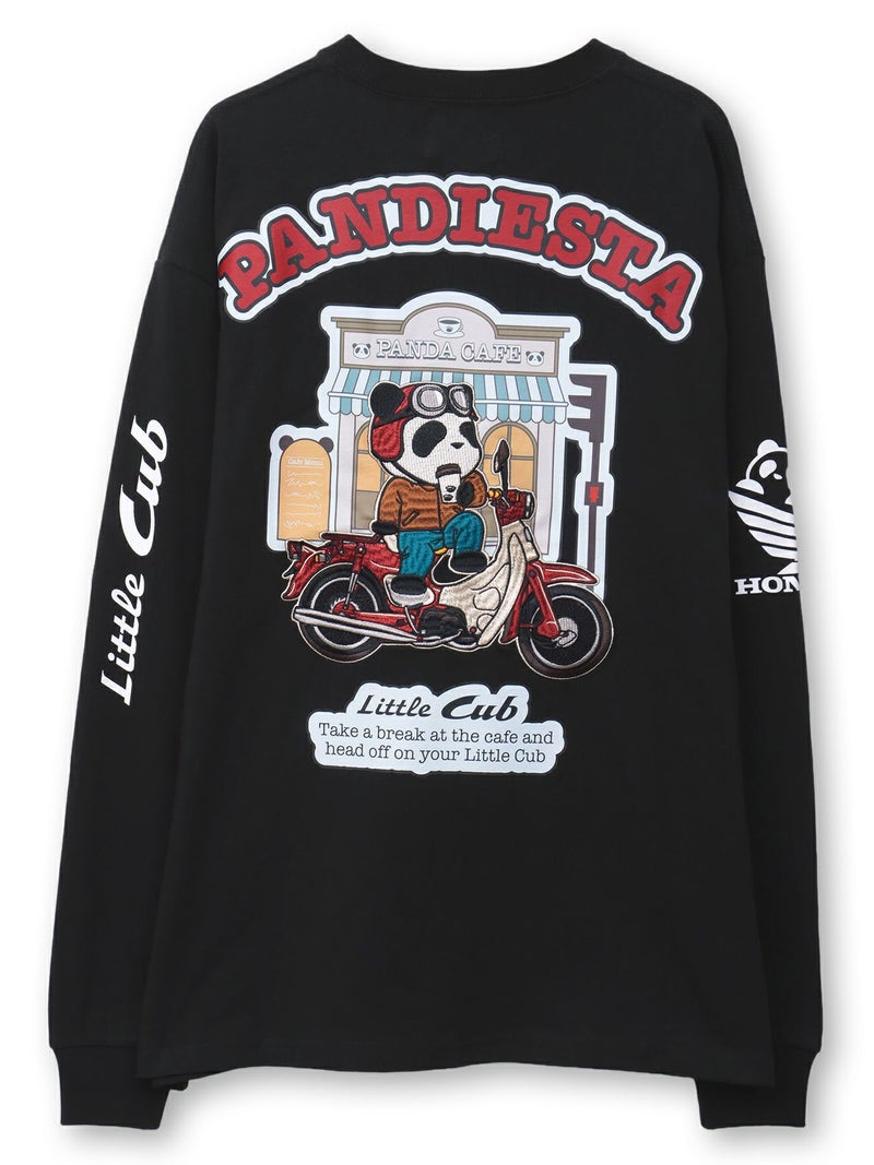 【HONDA×PANDIESTA JAPAN】“LITTLE CUB”刺繍入りロンT