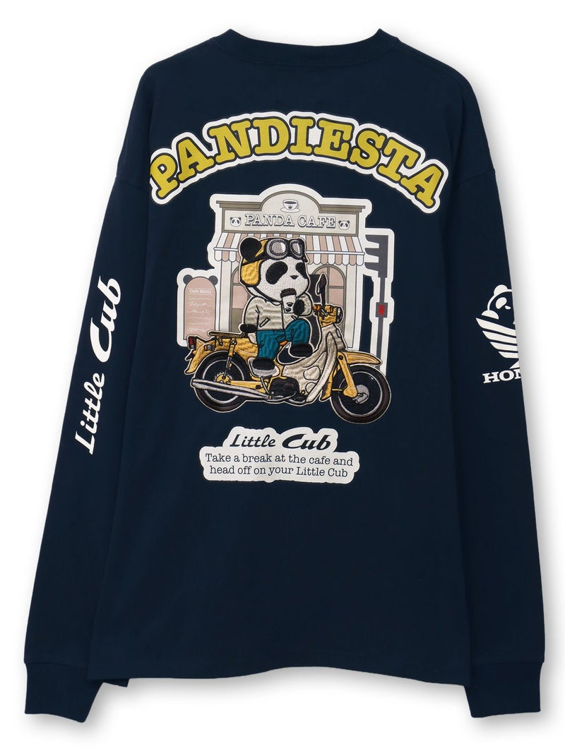 【HONDA×PANDIESTA JAPAN】“LITTLE CUB”刺繍入りロンT