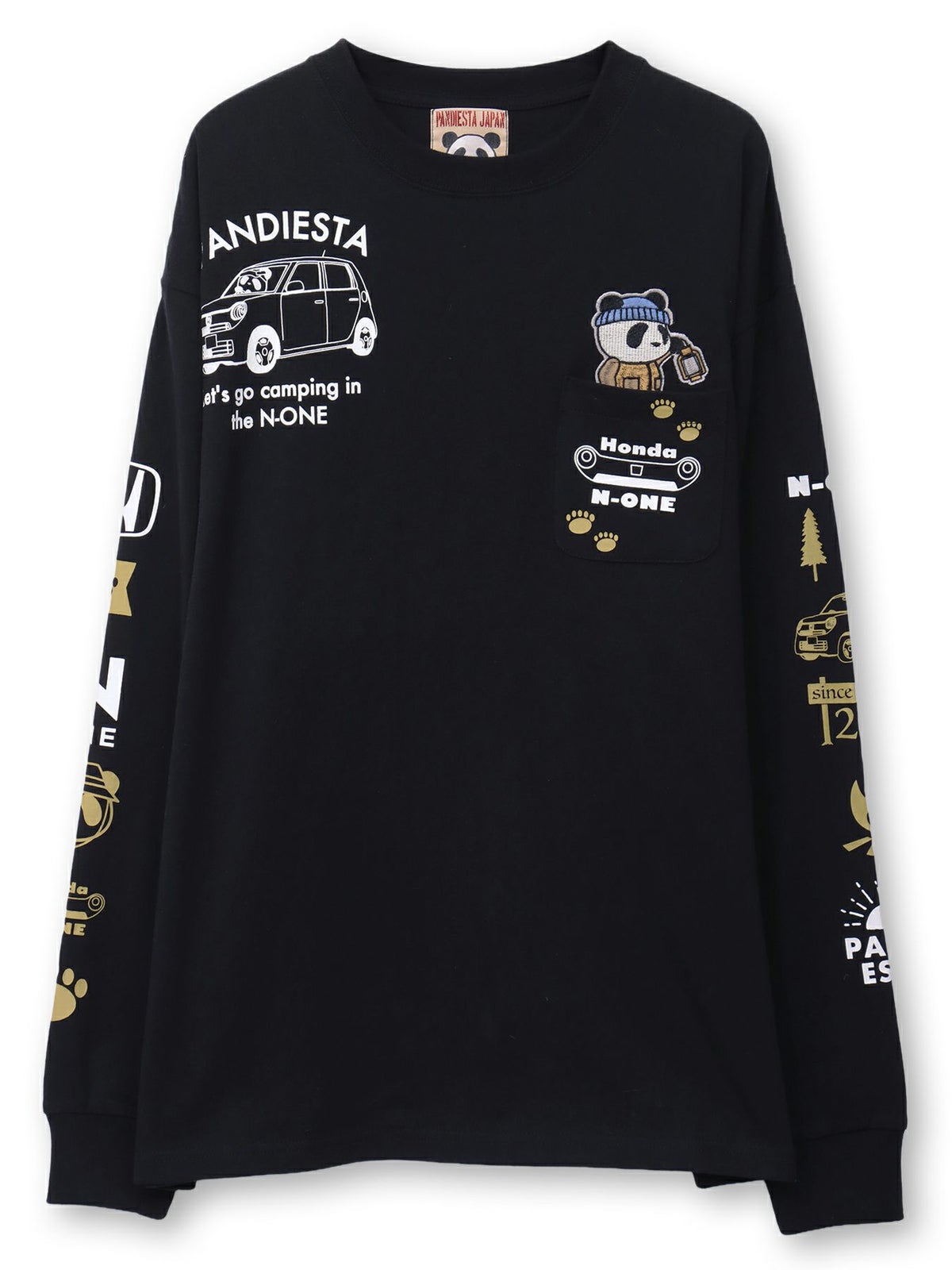【HONDA×PANDIESTA JAPAN】“N-ONE CAMP”刺繍入りロンT