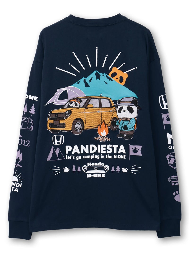 【HONDA×PANDIESTA JAPAN】“N-ONE CAMP”刺繍入りロンT