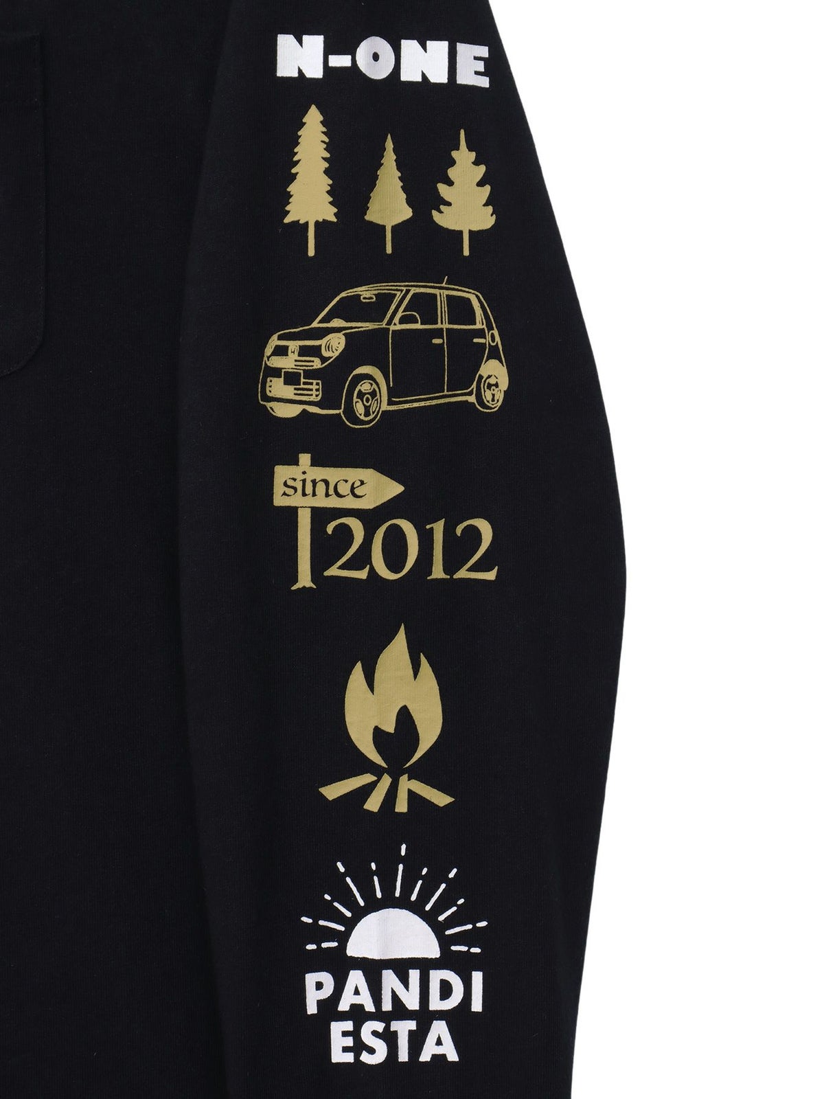 【HONDA×PANDIESTA JAPAN】“N-ONE CAMP”刺繍入りロンT