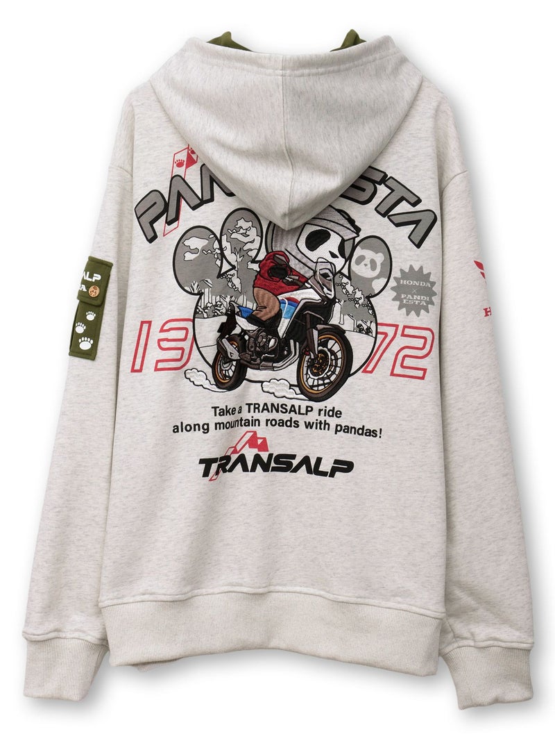 【HONDA×PANDIESTA JAPAN】“トランザルプ”刺繍入りパーカー
