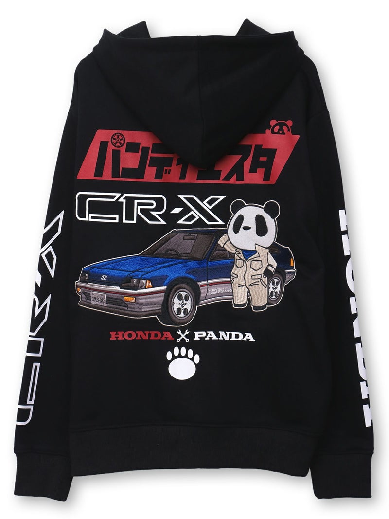 【HONDA×PANDIESTA JAPAN】“CR-X メカニック”刺繍入りZIPパーカー