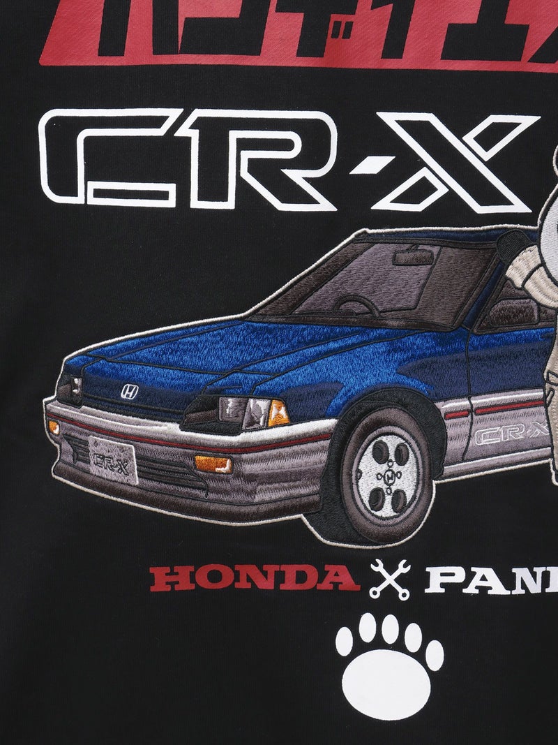 【HONDA×PANDIESTA JAPAN】“CR-X メカニック”刺繍入りZIPパーカー