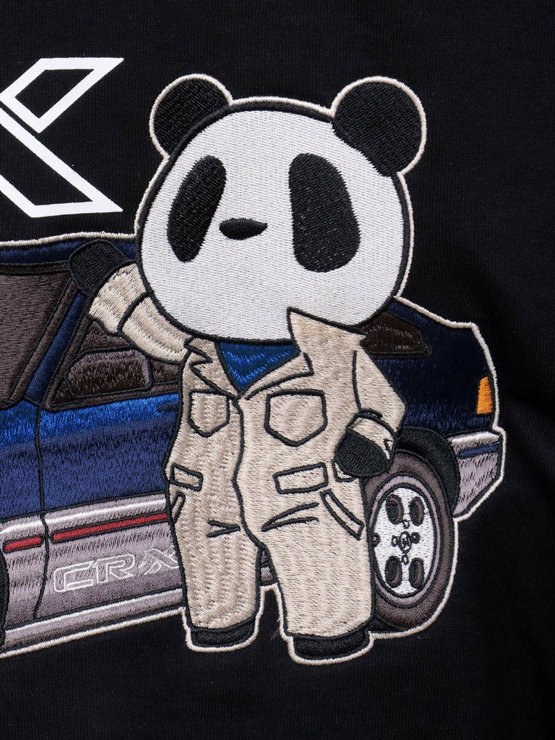 【HONDA×PANDIESTA JAPAN】“CR-X メカニック”刺繍入りZIPパーカー