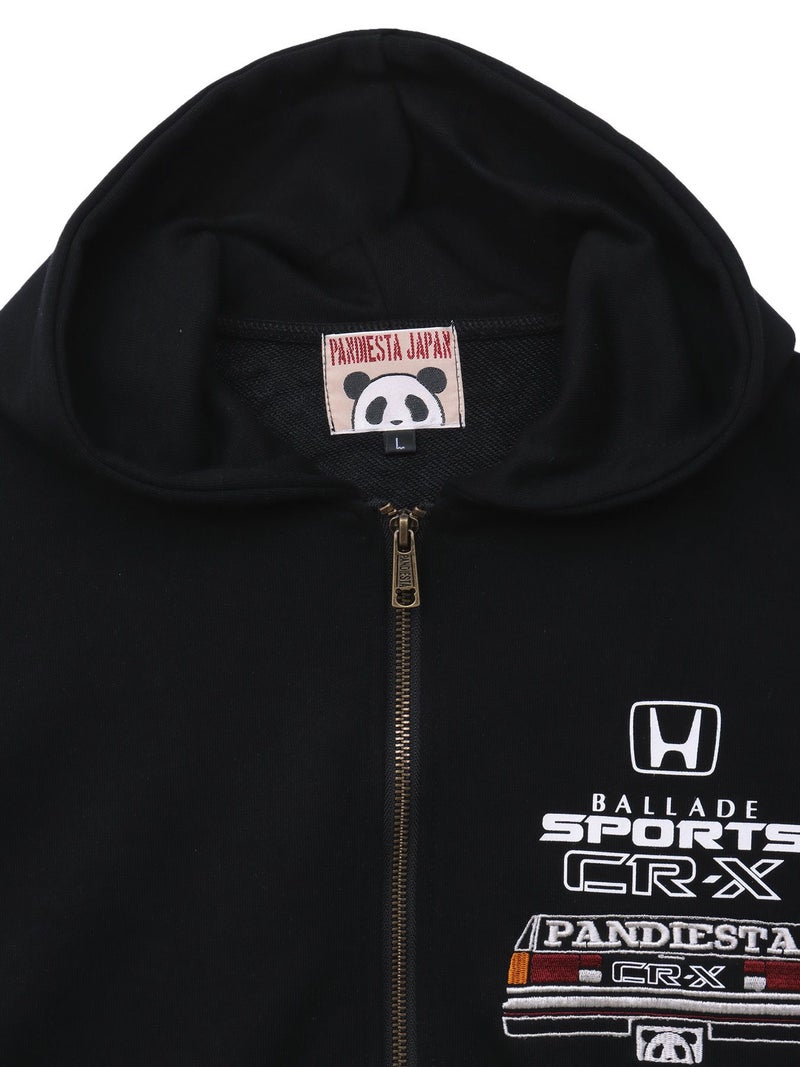 【HONDA×PANDIESTA JAPAN】“CR-X メカニック”刺繍入りZIPパーカー