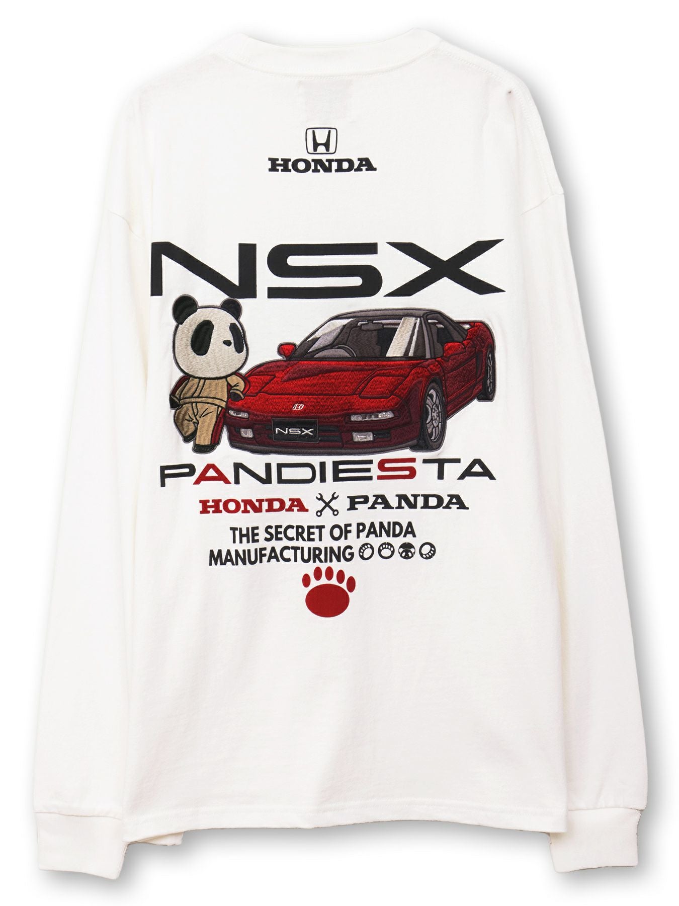 ぽんた　1506060 HONDA×PANDIESTA JAPAN】“NSX オートワークス”刺繍入りロンT | 流儀