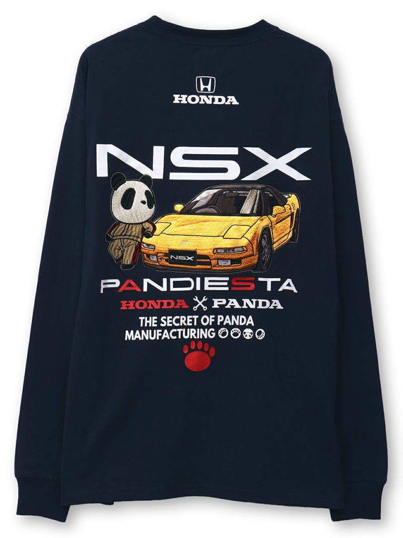 【HONDA×PANDIESTA JAPAN】“NSX オートワークス”刺繍入りロンT