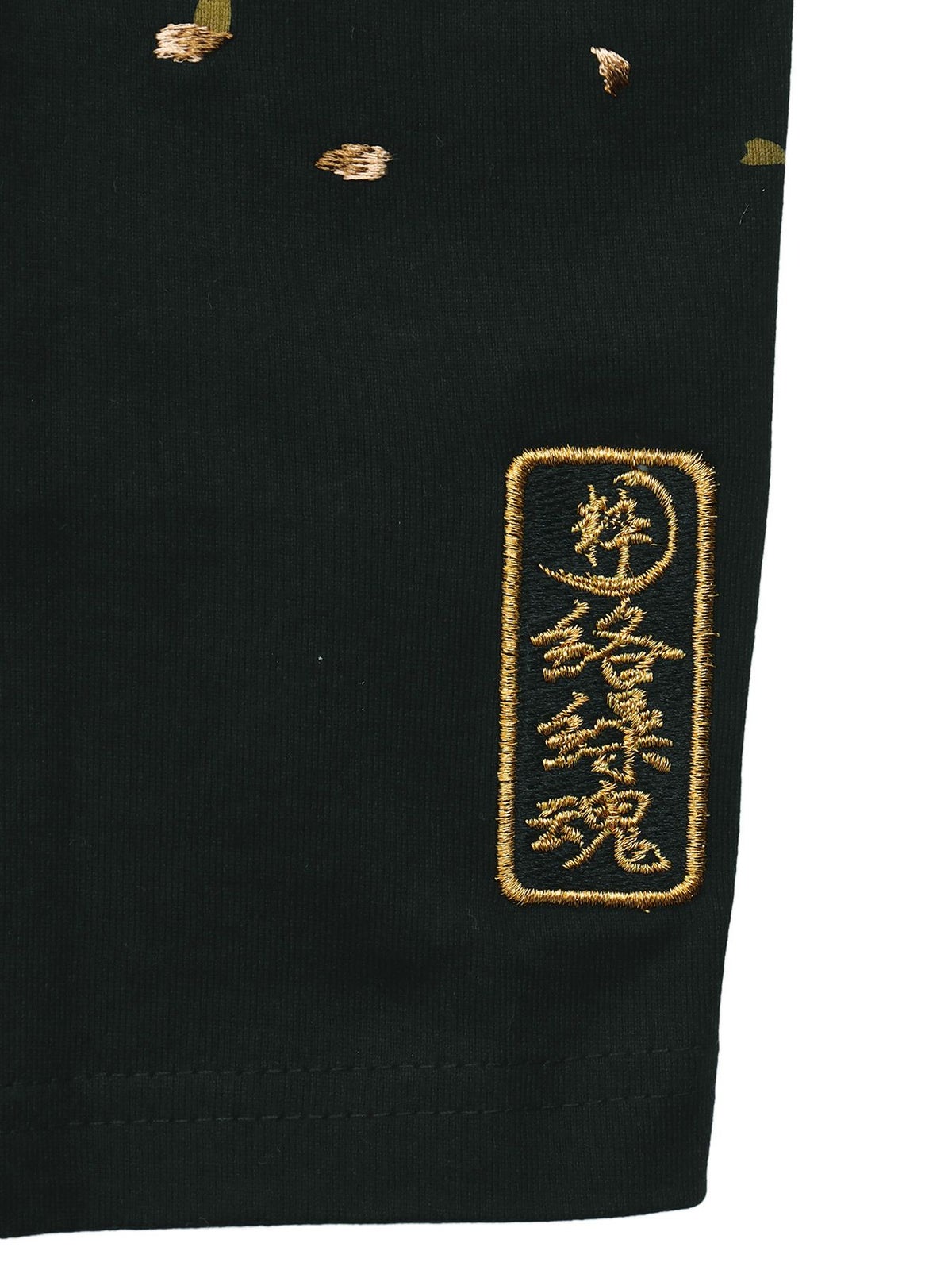 【絡繰魂・粋】“月光狼”刺繍入りロンT