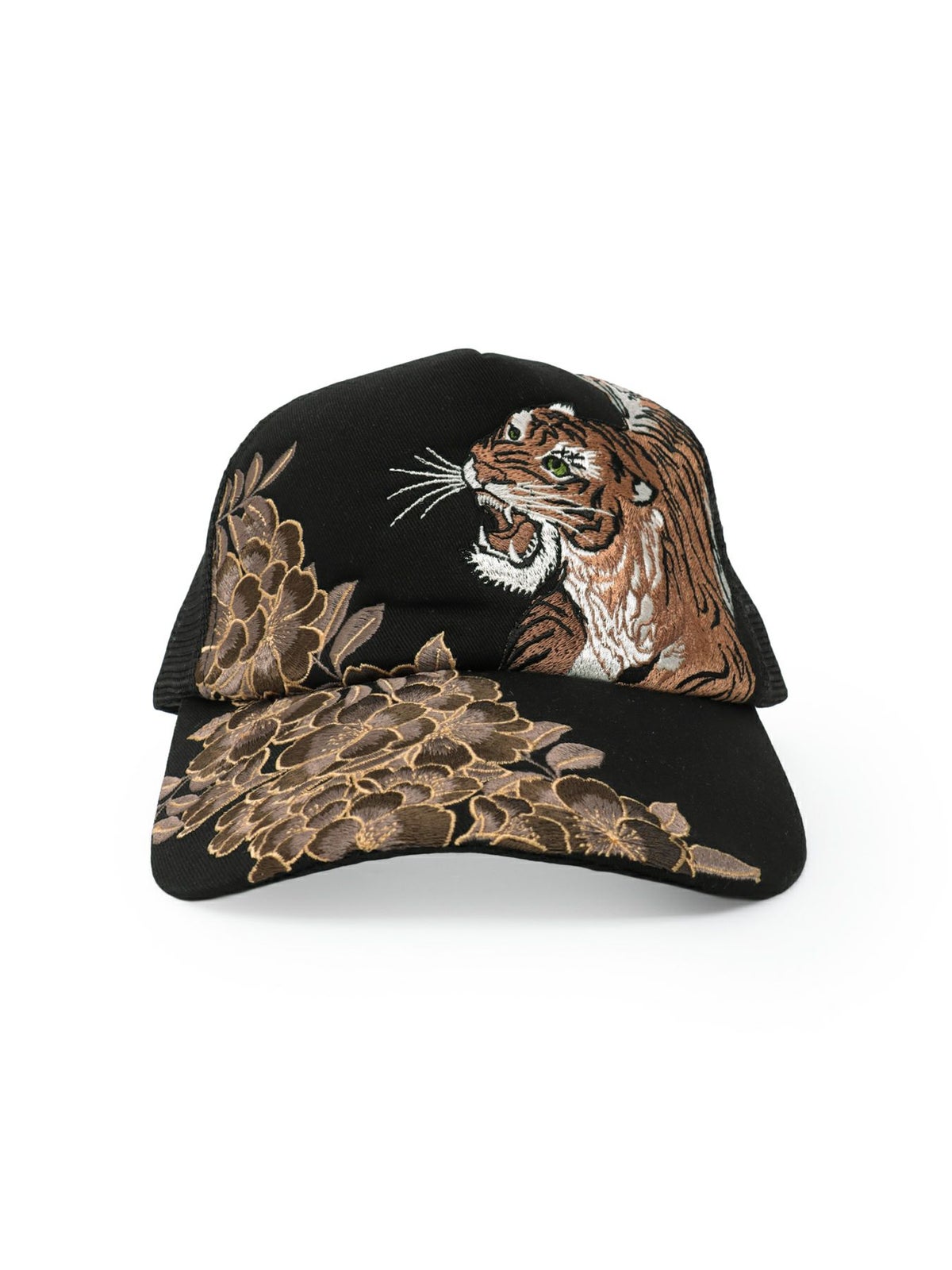 【絡繰魂】和柄刺繍入りメッシュキャップ