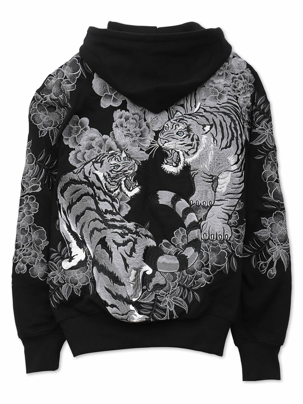 【絡繰魂・頂】“猛虎ノ頂”総刺繍ZIPパーカー