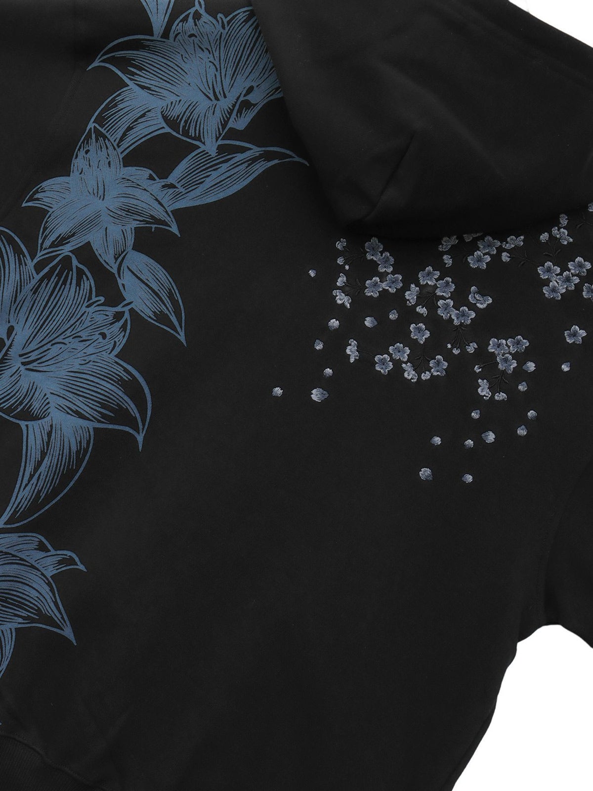 【絡繰魂】“桜吹雪”刺繍入りZIPパーカー