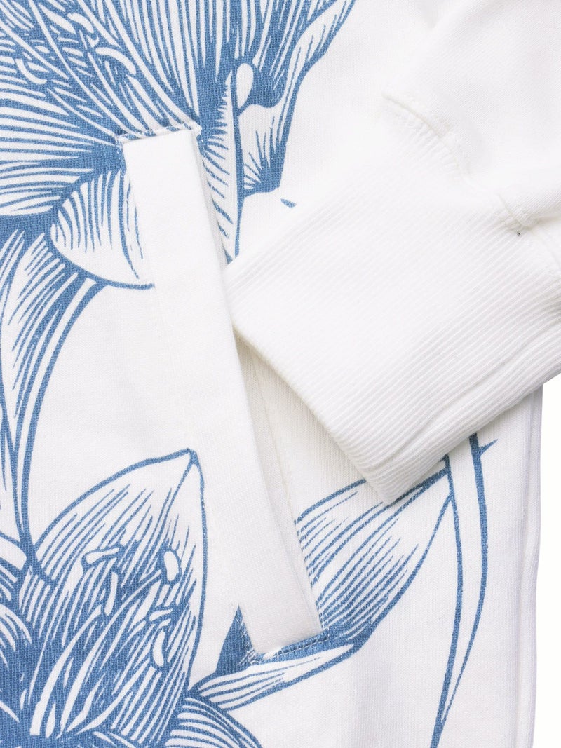 【絡繰魂】“桜吹雪”刺繍入りZIPパーカー