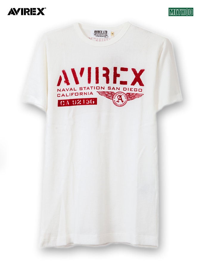 【AVIREX】“SAN DIEGO”WAFFLE T-SHIRT 〔LIMITED〕