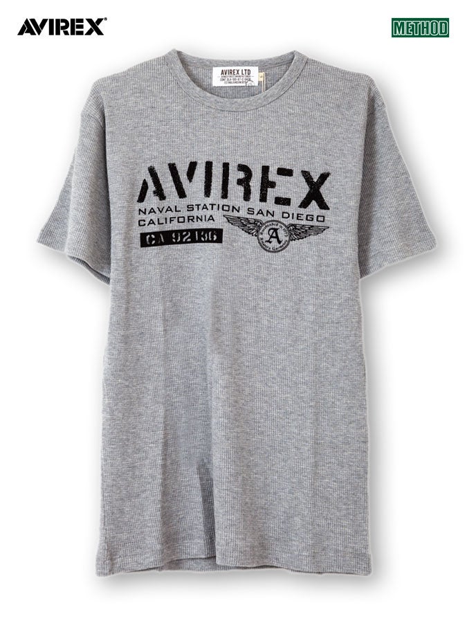 【AVIREX】“SAN DIEGO”WAFFLE T-SHIRT 〔LIMITED〕