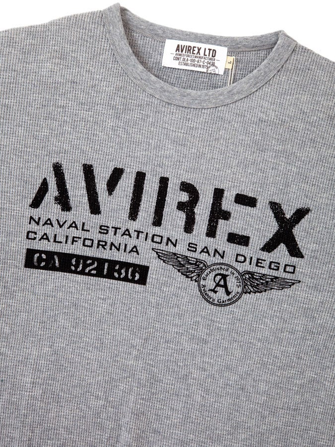 【AVIREX】“SAN DIEGO”WAFFLE T-SHIRT 〔LIMITED〕