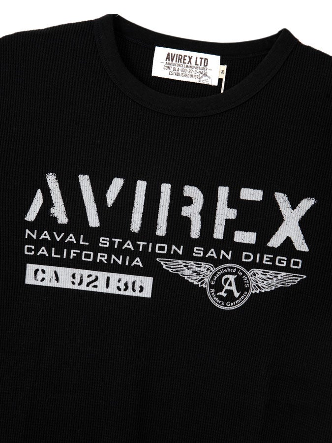 【AVIREX】“SAN DIEGO”WAFFLE T-SHIRT 〔LIMITED〕