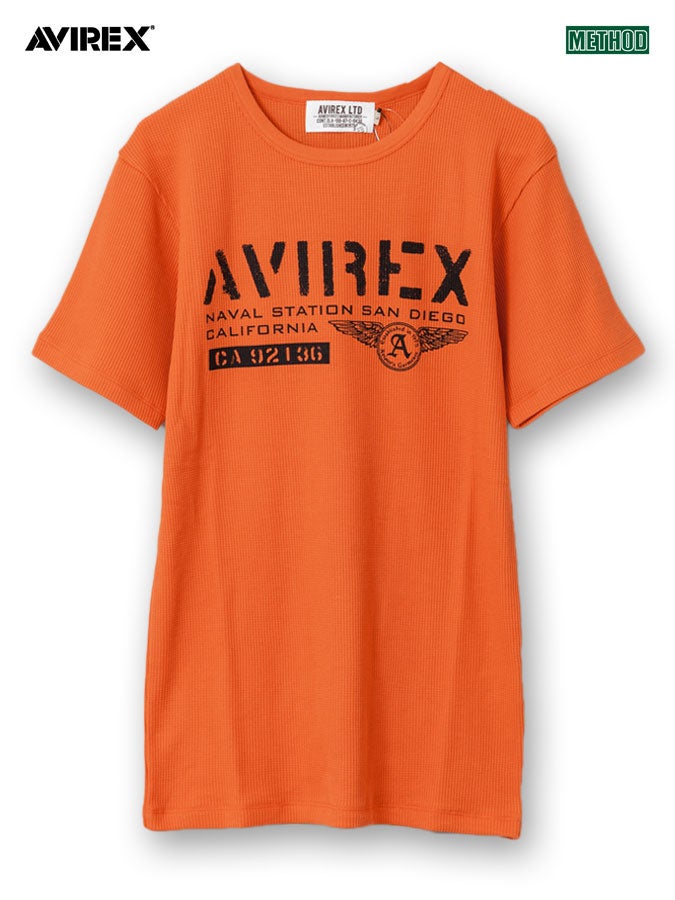 【AVIREX】“SAN DIEGO”WAFFLE T-SHIRT 〔LIMITED〕