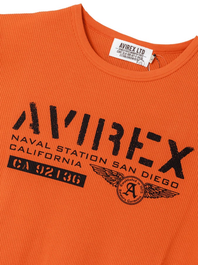 【AVIREX】“SAN DIEGO”WAFFLE T-SHIRT 〔LIMITED〕