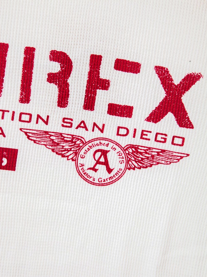 【AVIREX】“SAN DIEGO”WAFFLE T-SHIRT 〔LIMITED〕
