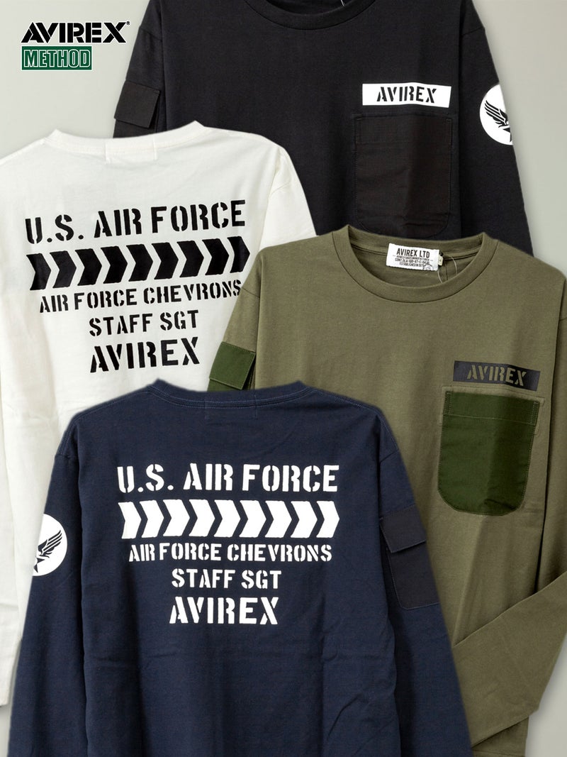 【AVIREX】FATIGUE LONG SLEEVE TEE〔LIMITED〕