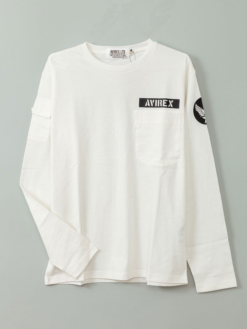 【AVIREX】FATIGUE LONG SLEEVE TEE〔LIMITED〕
