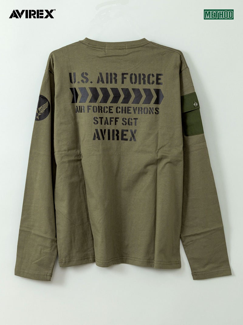 【AVIREX】FATIGUE LONG SLEEVE TEE〔LIMITED〕