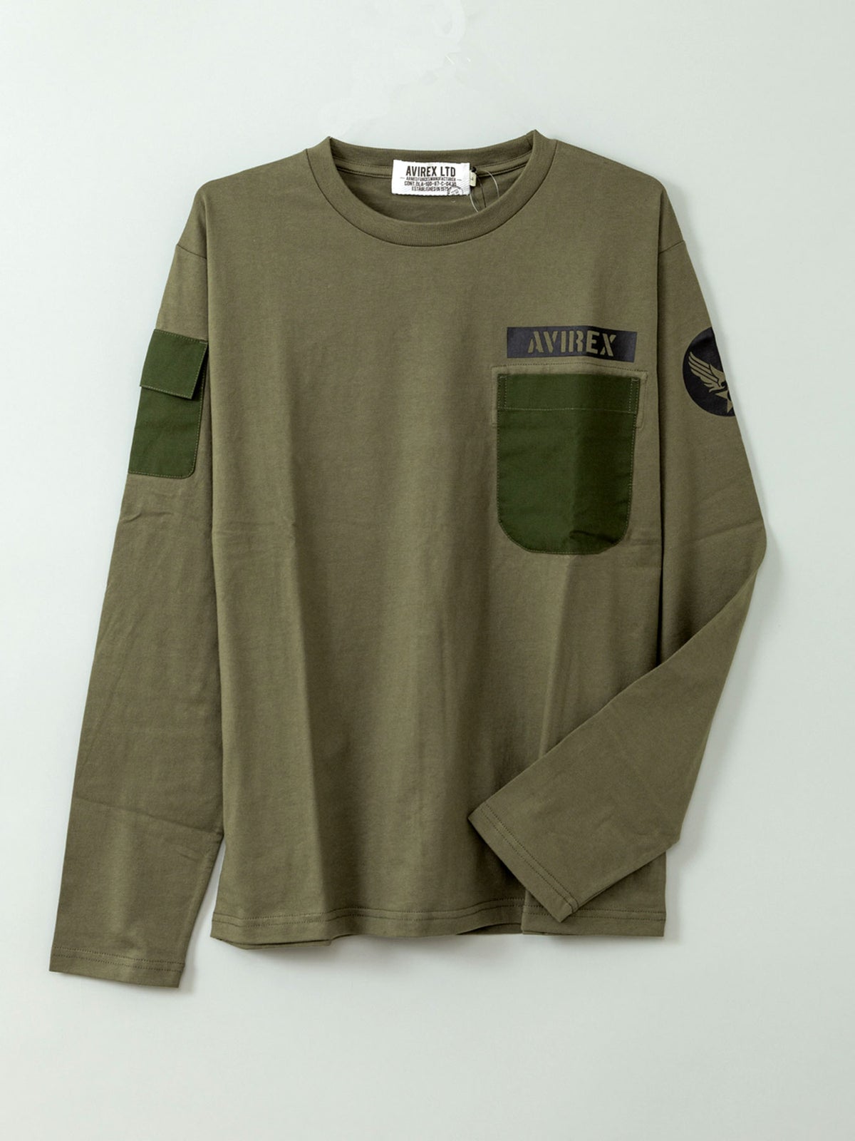 【AVIREX】FATIGUE LONG SLEEVE TEE〔LIMITED〕