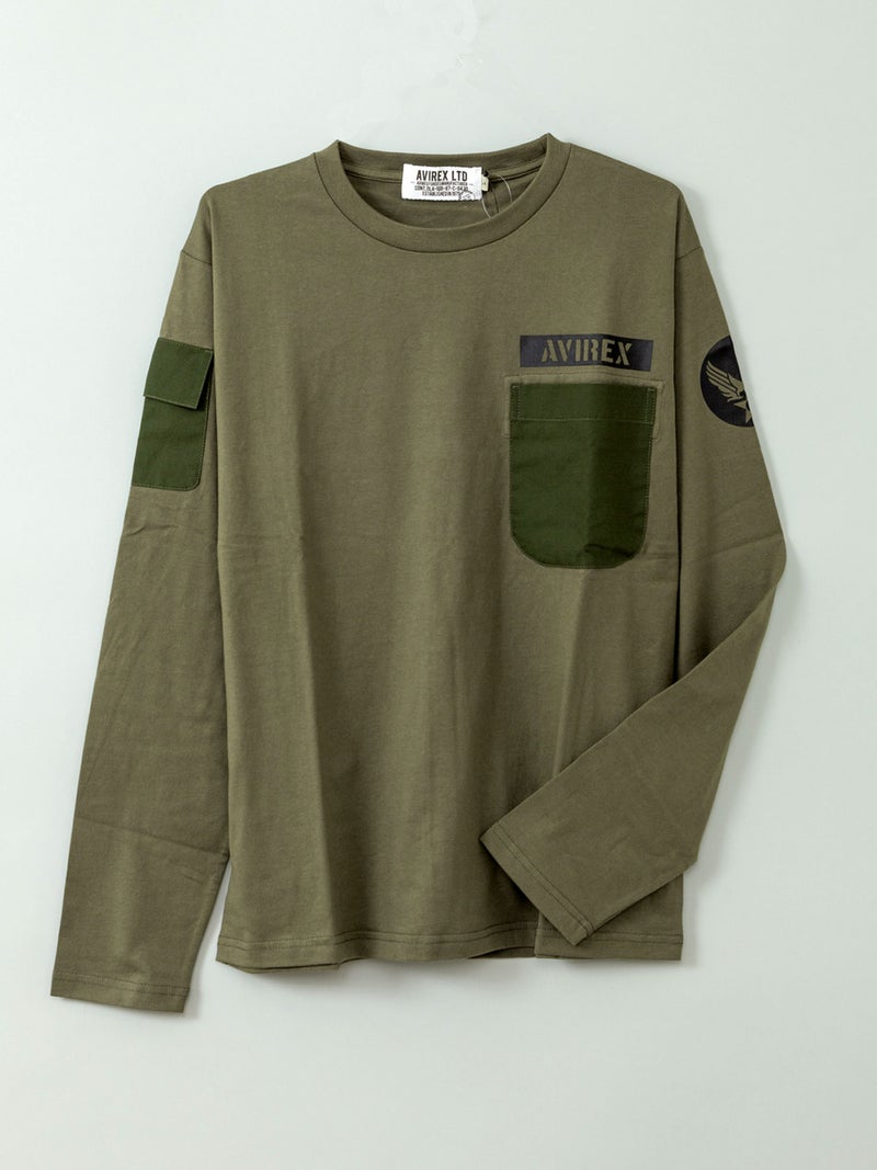 【AVIREX】FATIGUE LONG SLEEVE TEE〔LIMITED〕
