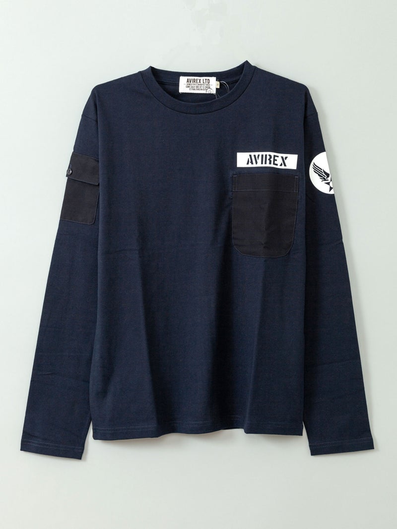 【AVIREX】FATIGUE LONG SLEEVE TEE〔LIMITED〕