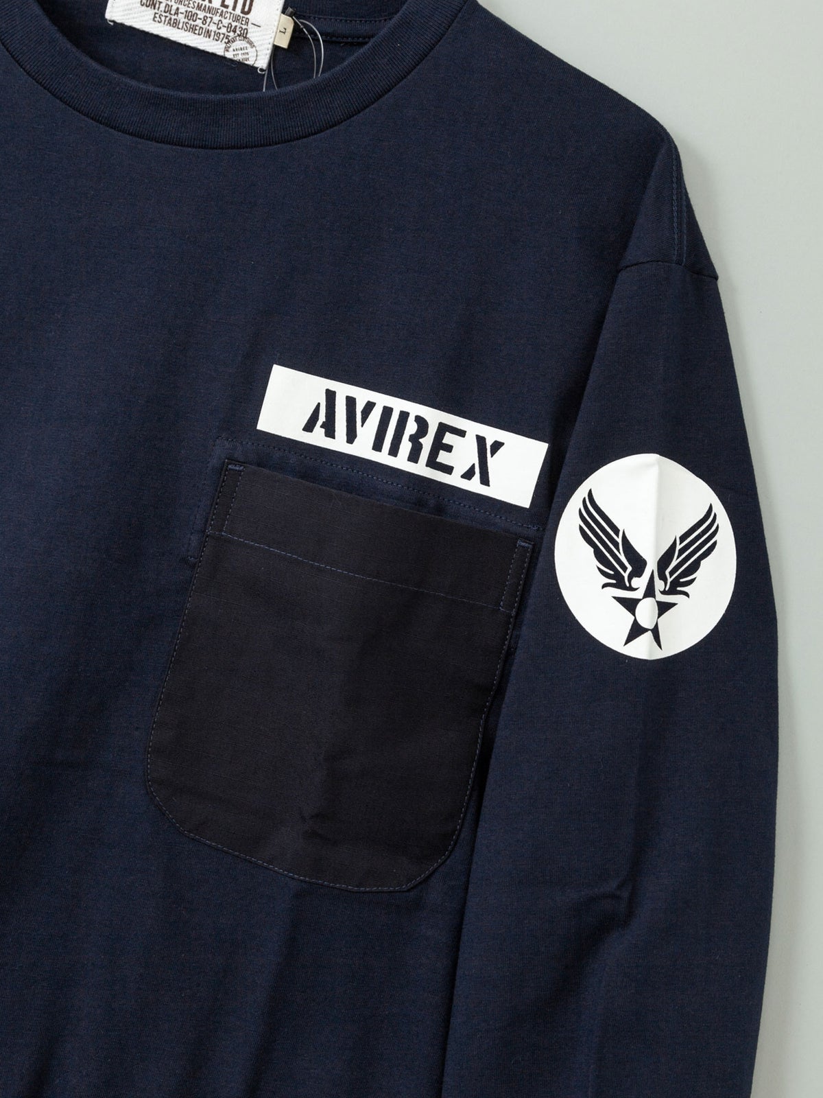 【AVIREX】FATIGUE LONG SLEEVE TEE〔LIMITED〕